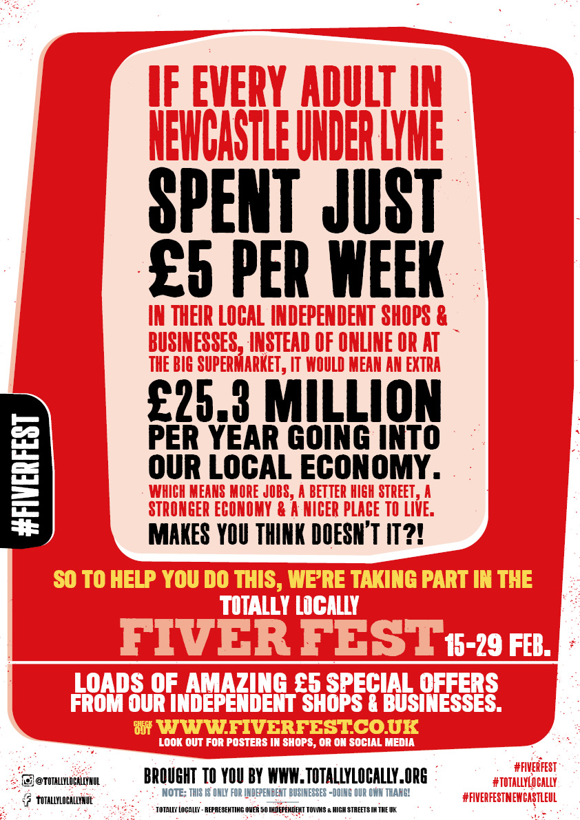 NUL Celebrates Independent businesses with Totally Locally #FiverFest