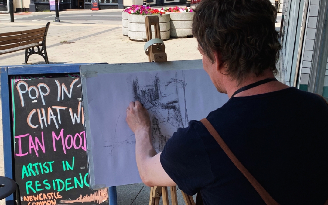‘Falling in love with the characters. Buying local from your community.’ – Ian Mood, Newcastle Common Artist in Residence