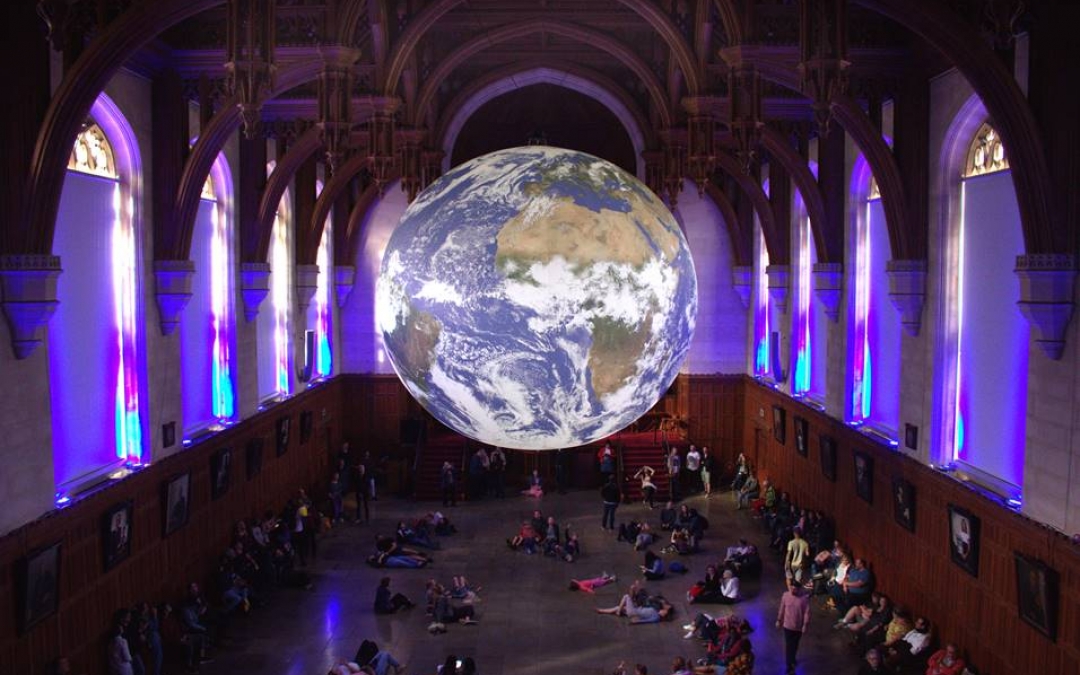 Breathtaking Art Installation of the Earth Comes to Keele University