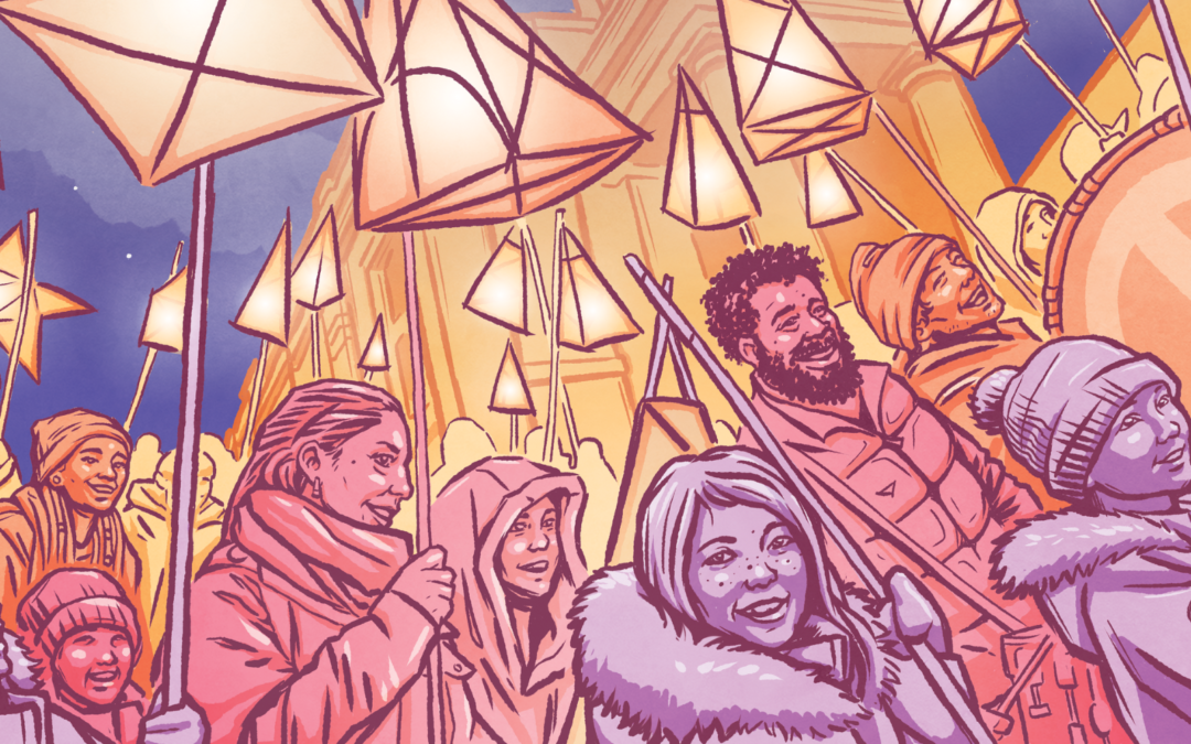 Newcastle-Under-Lyme Lantern Parade Shines Bright with a Message of Peace