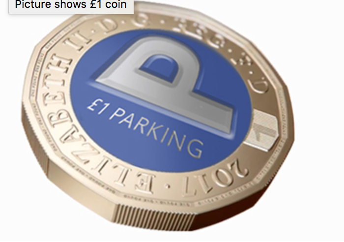 Parking in NUL is £1 after 1pm