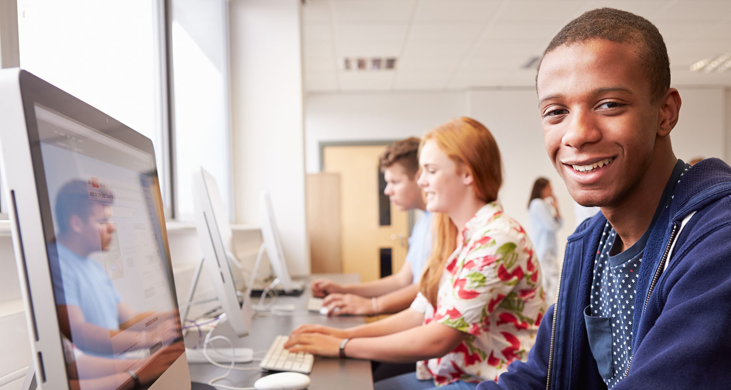 amity boy on computer